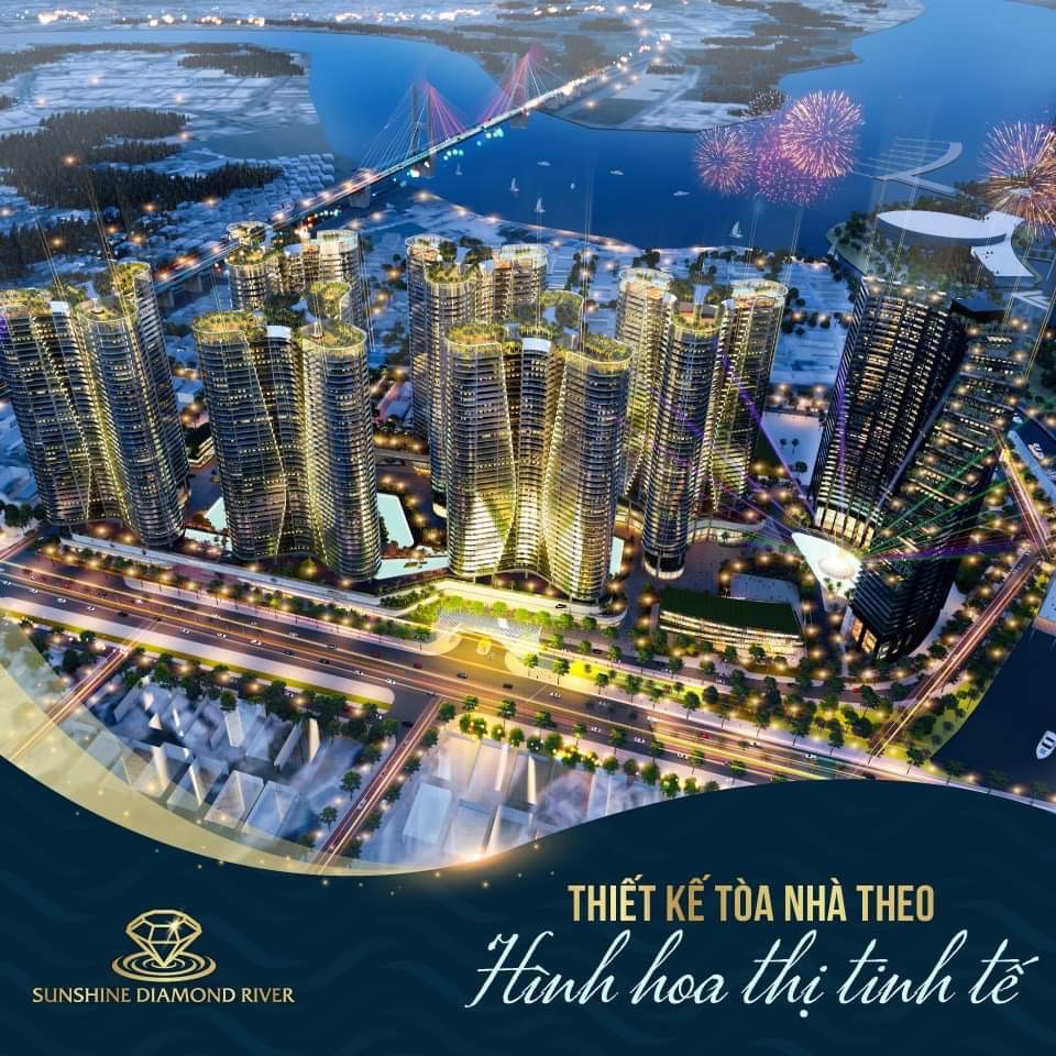 SUNSHINE DIAMOND RIVER , Mua CH 1pn Tặng Ban Công , LH em Dũng để có giá tốt nhất
